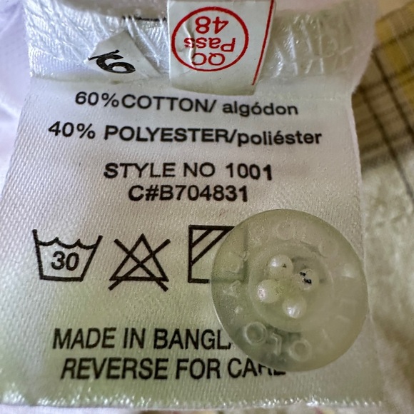 ALL White Polo Shirt Size 5XL - Picture 9 of 11